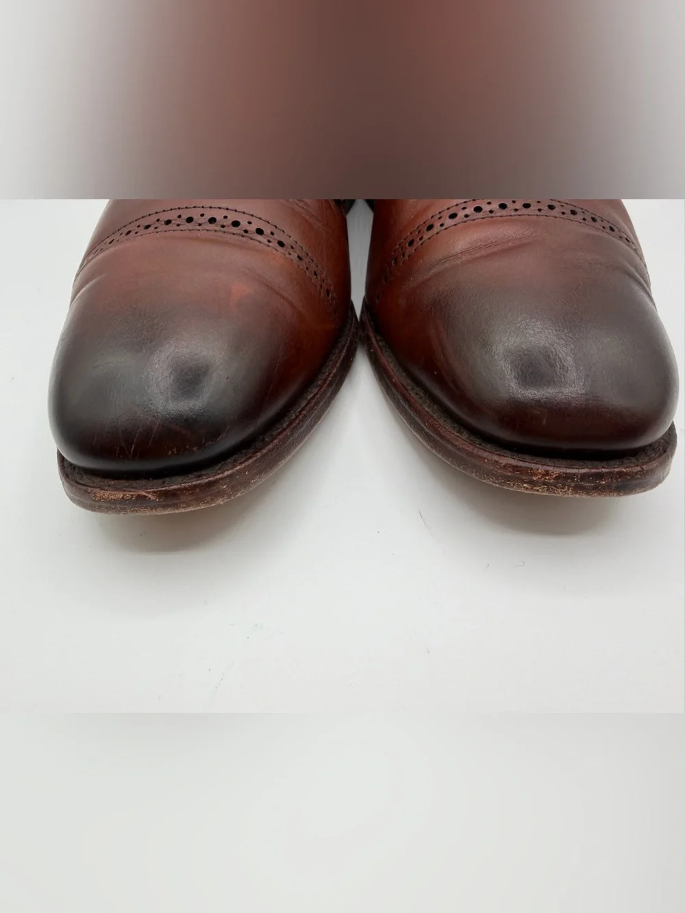 Allen Edmonds cap toe